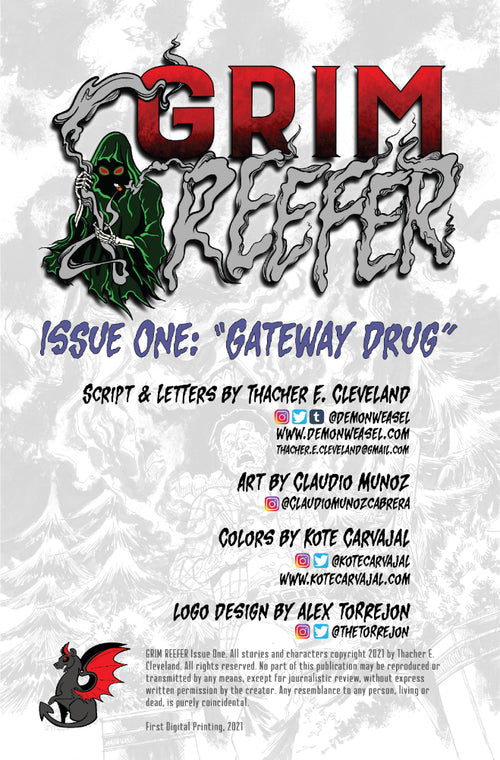 Grim Reefer #1 (Ray Dillon cover)